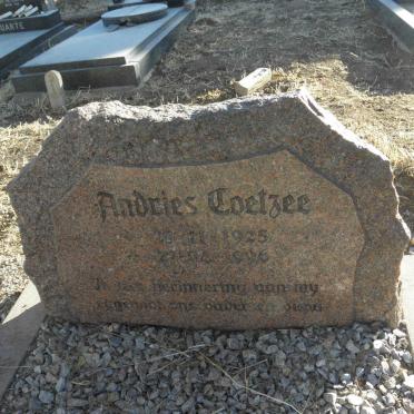 COETZEE Andries 1925-1996