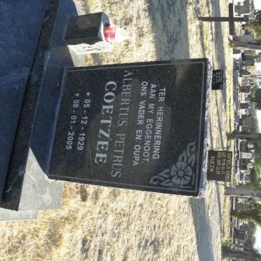 COETZEE Albertus Petrus 1929-2005