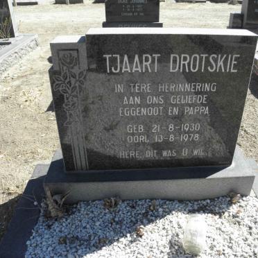 DROTSKIE Tjaart 1930-1978