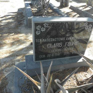 FOURIE Claris nee OLIVIER 1941-1981