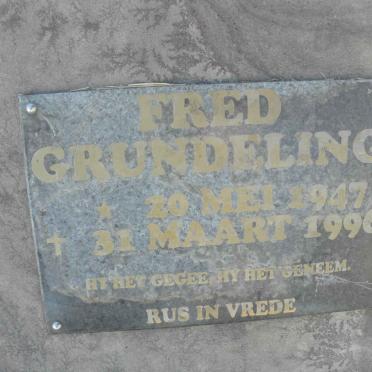 GRUNDELING Fred 1947-1996