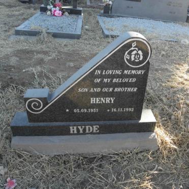 HYDE Henry 1951-1992