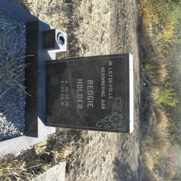 HOLDER Redgie 1936-1981