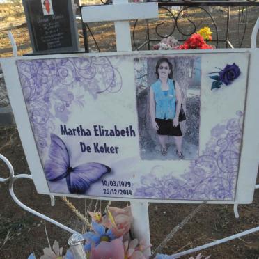 KOKER Martha Elizabeth, de 1979-2014
