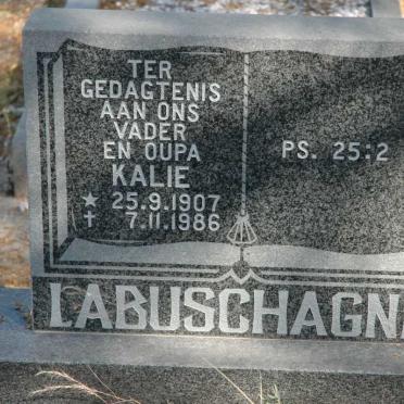 LABUSCHAGNE Kalie 1907-1986