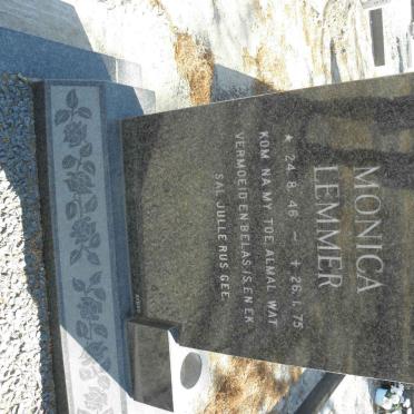 LEMMER Monica 1946-1975