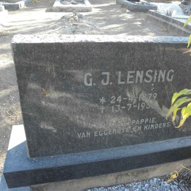 LENSING G.J. 1879-1958