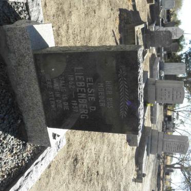 LIEBENBERG Elsie D. 1862-1957