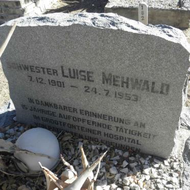 MEHWALD Luise 1901-1953