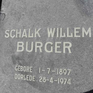 NEL Schalk Willem Burger 1897-1974 &amp; Christina Catharina O'KENNEDY 1907-1981
