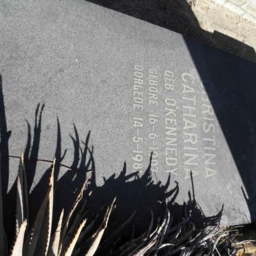 NEL Schalk Willem Burger 1897-1974 &amp; Christina Catharina O'KENNEDY 1907-1981