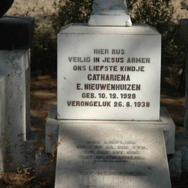 NIEUWENHUIZEN Cathariena E. 1928-1938