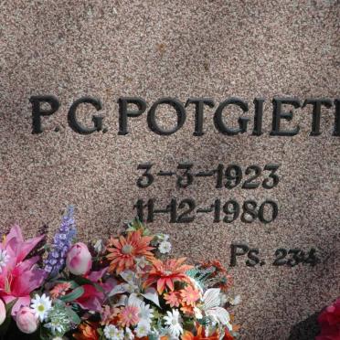 POTGIETER P.G. 1923-1980