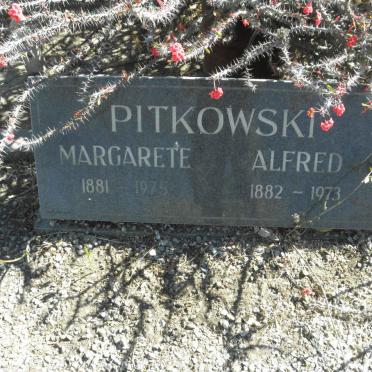 PITKOWSKI Alfred 1882-1973 &amp; Margarete 1881-1975