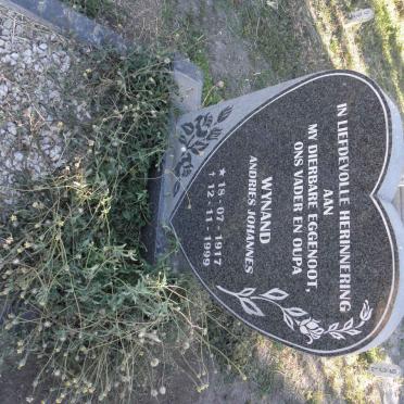 PIENAAR Wynand Andries Johannes 1917-1999