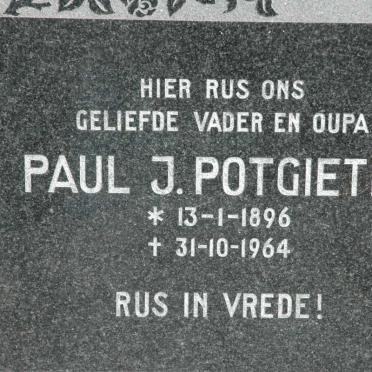 POTGIETER Paul J. 1896-1964