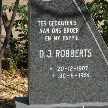 ROBBERTS D.J. 1907-1954