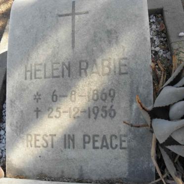RABIE Helen 1869-1956