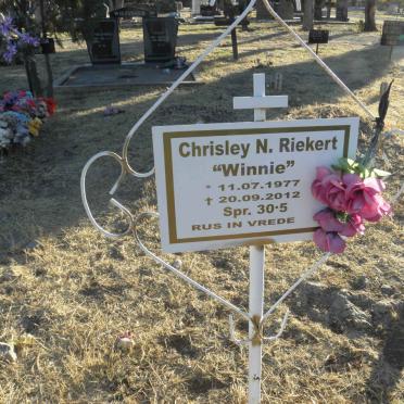 RIEKERT Chrisley N. 1977-2012