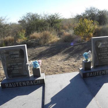RAUTENBACH Gladwyn Washington 1911-1981 &amp; Catharina Susanna 1917-1982