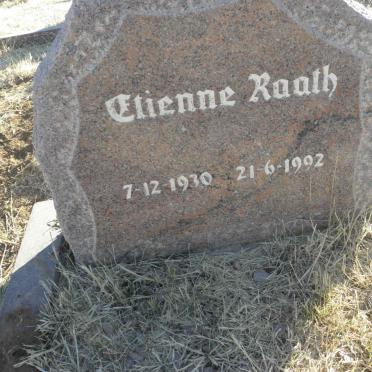 RAATH Etienne 1930-1992