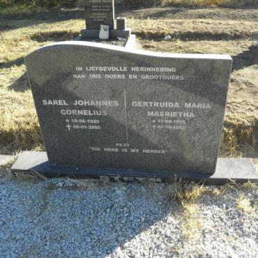 STEYN Sarel Johannes Cornelius 1928-2000 &amp; Gertruida Maria Magrietha 1925-1982