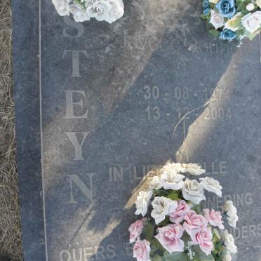 STEYN Jaycee Joubert 1974-2004 