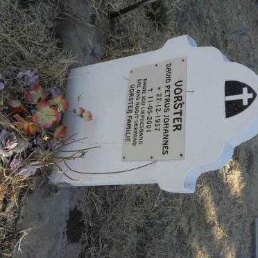 VORSTER David Petrus Johannes 1937-2001