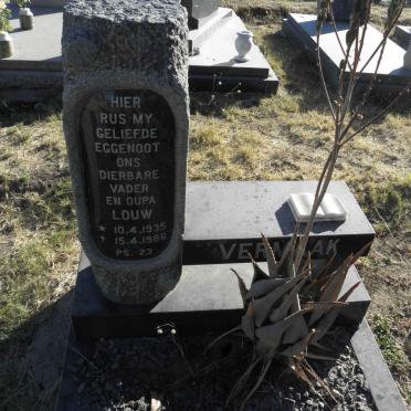 VERMAAK Louw 1935-1986