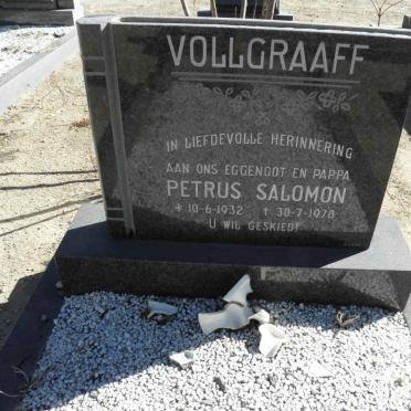 VOLLGRAAFF Petrus Salomon 1932-1978