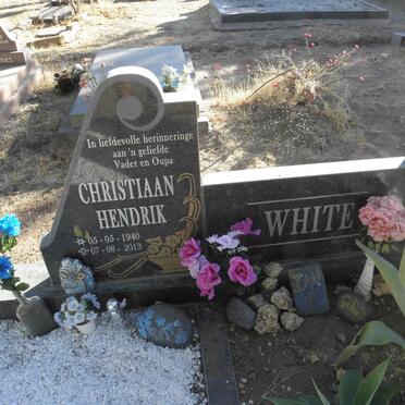 WHITE Christiaan Hendrik 1940-2013 &amp; Maria Magrietha 1942-2008
