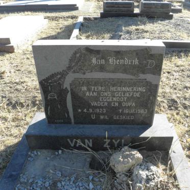 ZYL Jan Hendrik, van 1923-1983