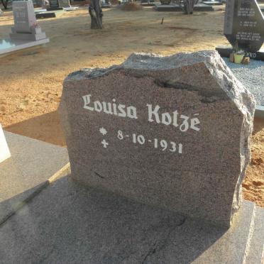 KOTZE Louisa 1931-