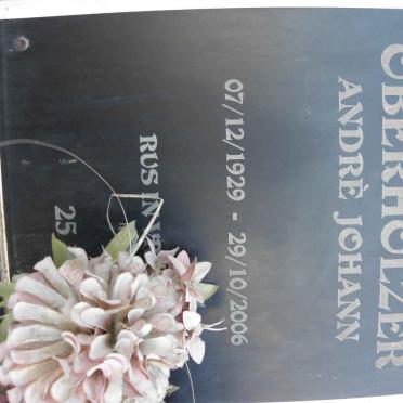 OBERHOLZER Andre John 1929-2006