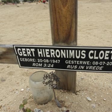 CLOETE Gert Hieronimus 1947-2010