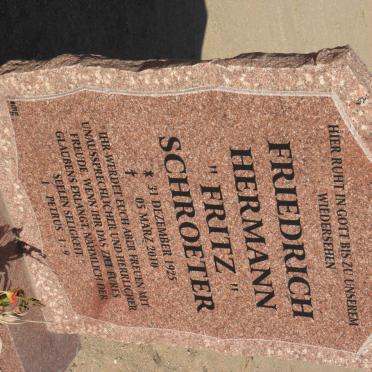 SCHROETER Friederich Hermann 1925-2010