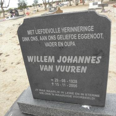 VUUREN Willem Johannes, van 1928-2006