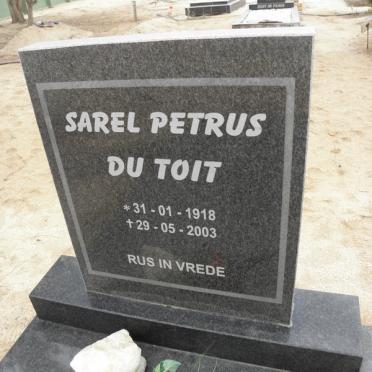 TOIT Sarel Petrus, du 1918-2003