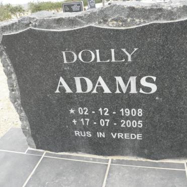 ADAMS Dolly 1908-2005