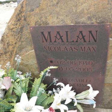 MALAN Nicolaas Max 1940-2005