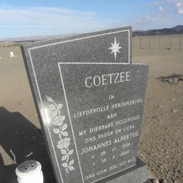 COETZEE Johannes Albertus 1926-1990