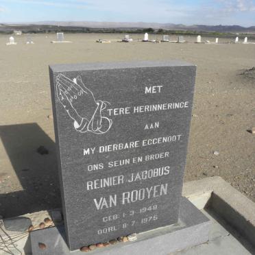 ROOYEN Reinier Jacobus, van 1949-1975