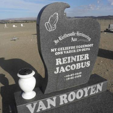 ROOYEN Reinier Jacobus, van 1940-1999