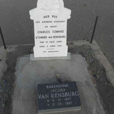 RENSBURG Charles Edward Steward, van 1888-1951 &amp; Barendina Jacoba 1897-1987