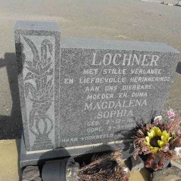 LOCHNER Magdalena Sophia 1912-1987
