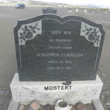 MOSTERT Johannes Cornelius 1902-1966