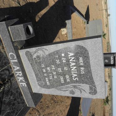 CLARKE Ananias 1936-1989