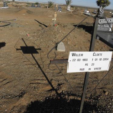CLOETE Willem 1955-2004