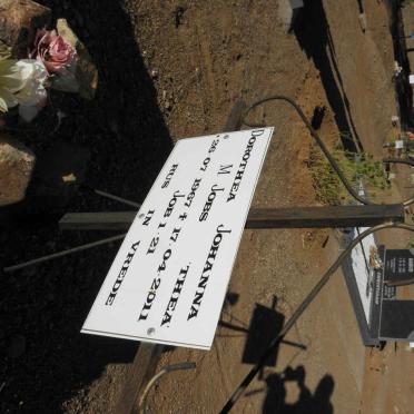 JOBS Dorothea Johanna M. 1967-2011