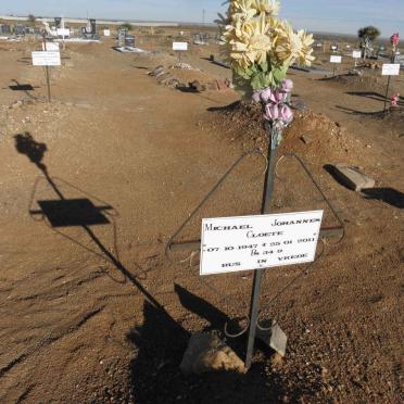 CLOETE Michael Johannes 1947-2011